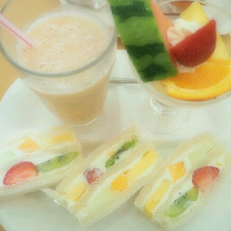 ミニパフェセット(ヤオイソ 烏丸店 )