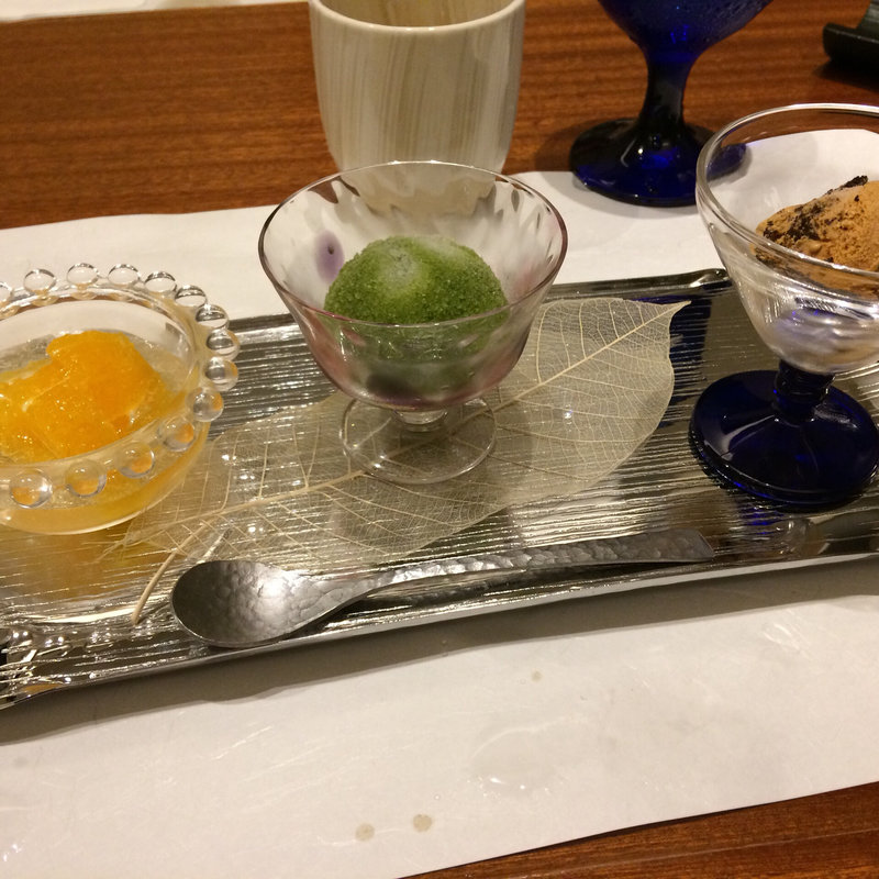 コース 10000円のデザート(白浜kappou kawanishi)