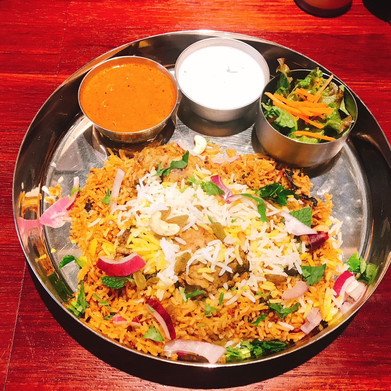 チキンビリヤニプレート(エリックサウスマサラダイナー)