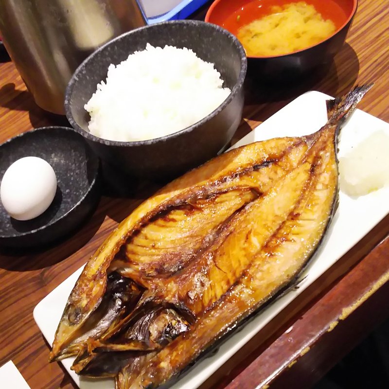 日替わり定食A（さば開き焼き＋大根おろし）(海産物居酒屋 さくら水産 川崎駅前２号店)