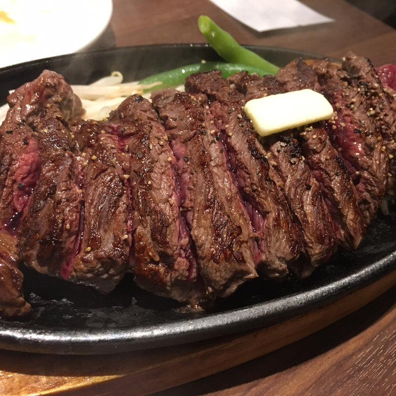 馬肉ステーキ350g(1ポンドのステーキハンバーグタケル 上野店)