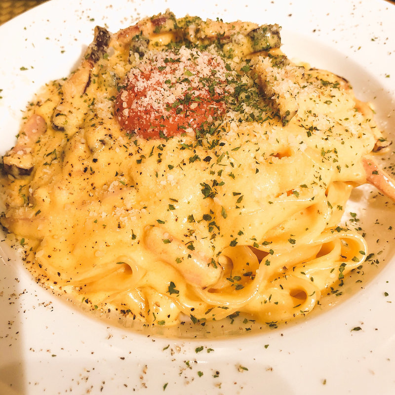 濃厚カルボナーラ(惣作料理 喜きつ)