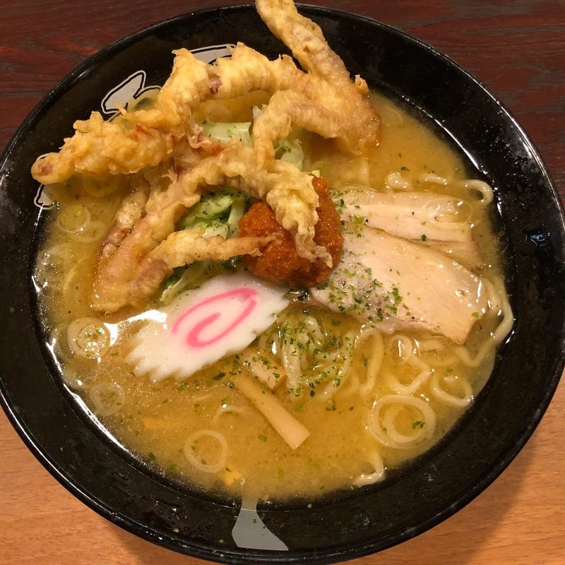 げそ天みそらーめん(ラーメン有頂天 EVOLUTION)
