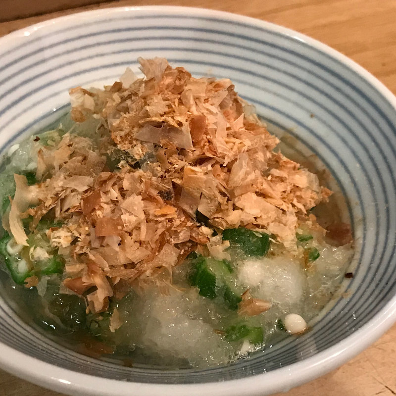 オクラ大根(ミルクワンタン 鳥藤)