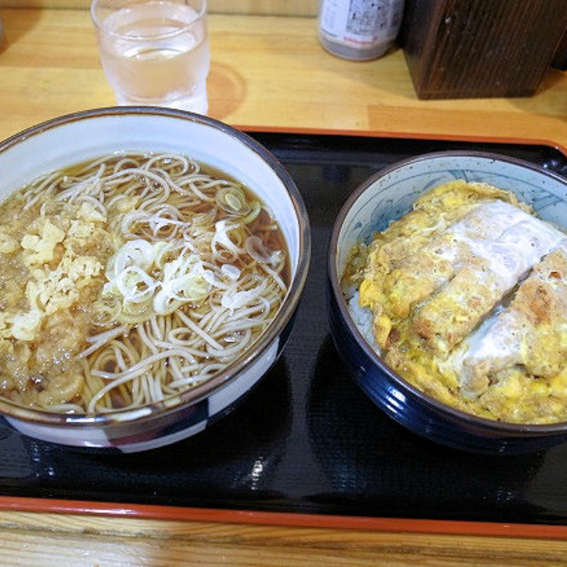 かつ丼セット(立食いそば 山吹 鶴巻町店 )