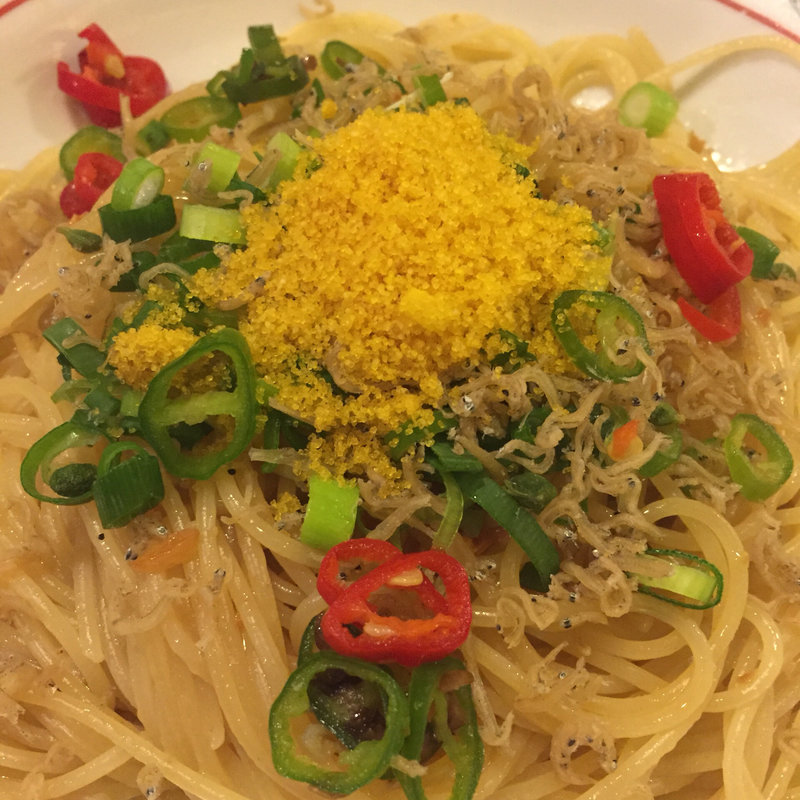 ちりめん山椒とからすみのペペロンチーノ(先斗入ル 池袋サンシャイン通り店 )