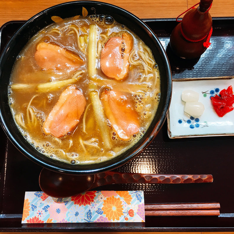 カレー鴨南蛮そば(鎌倉長谷栞庵(かまくらはせしおりあん))