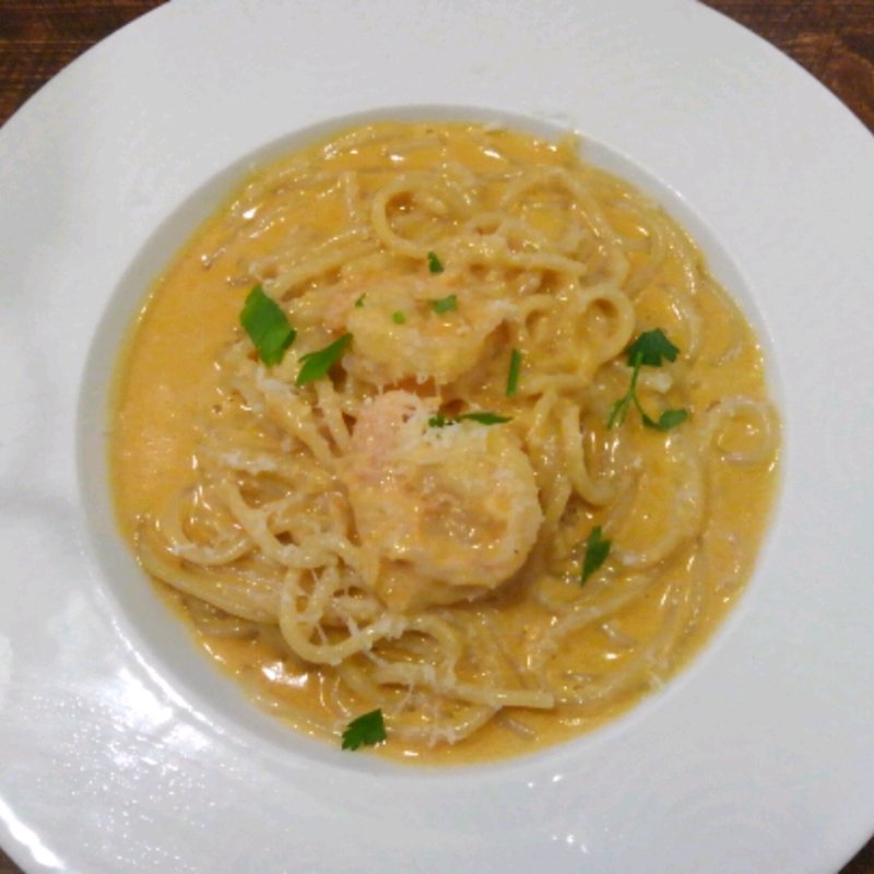 伊勢海老味噌のパスタ(タサキパン)