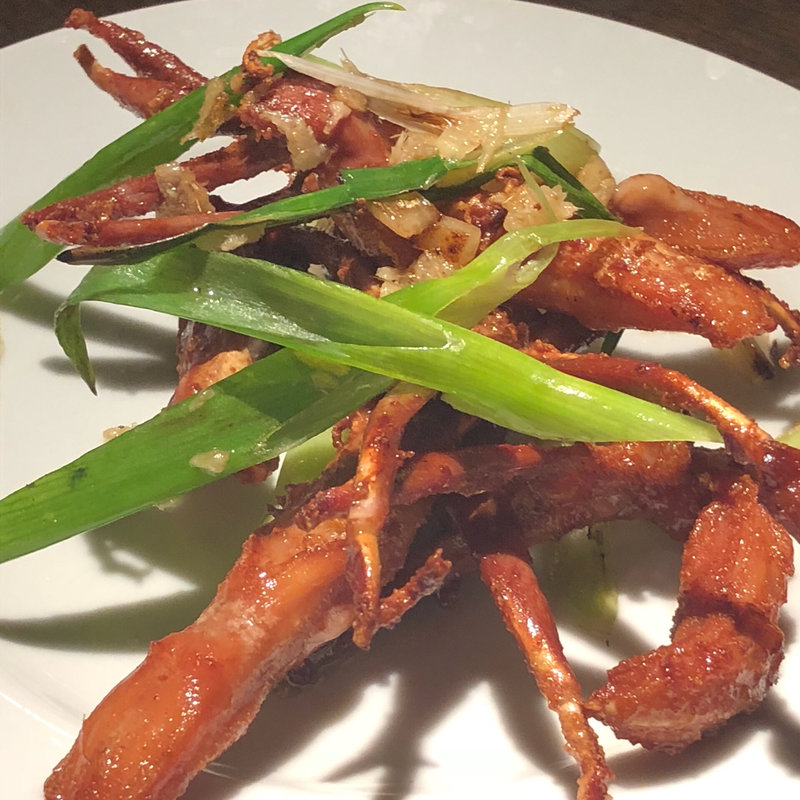 鴨舌の炒め(黒猫夜 赤坂店)