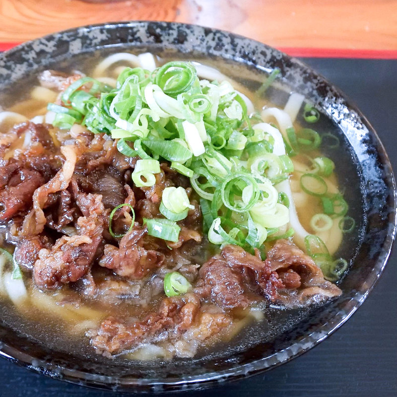 阿波牛肉うどん(極麺あたけ 土成店)