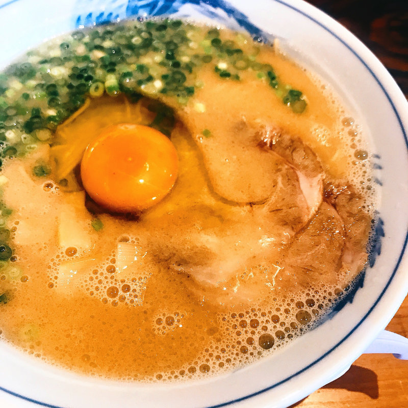 卵ラーメン(田主丸ラーメン 五炉（ごろ）)