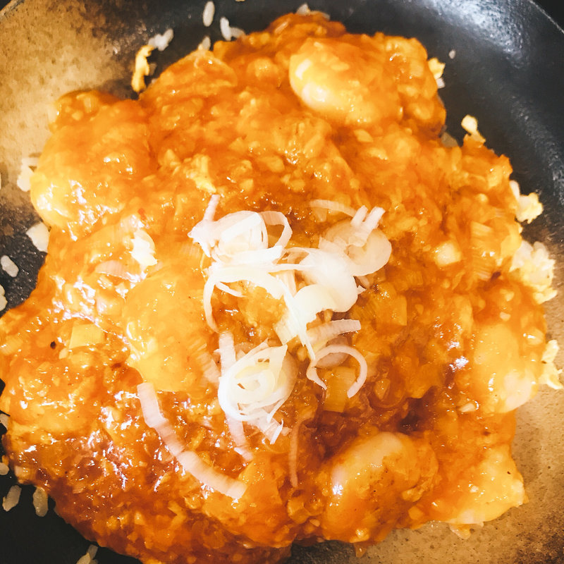 海老チリ炒飯(天々飯店 )