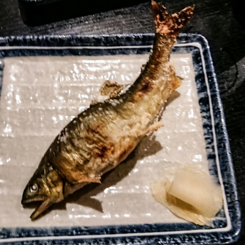 鮎の塩焼き(美食酒いづみ)