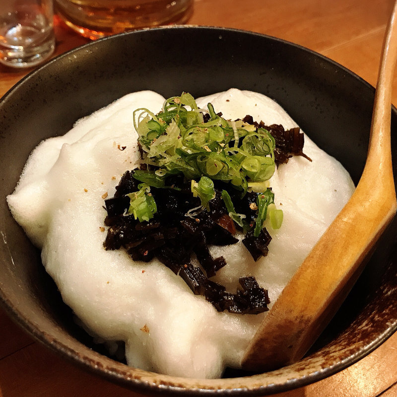 佃煮山椒たまごかけご飯(酒肴 かおりぐさ)