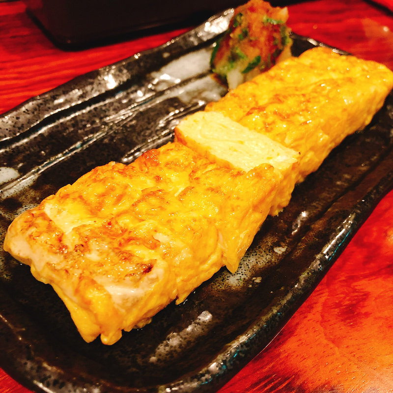 出し巻き玉子鉄板焼き(ガンジュウヤ （GANJUUYAA）)