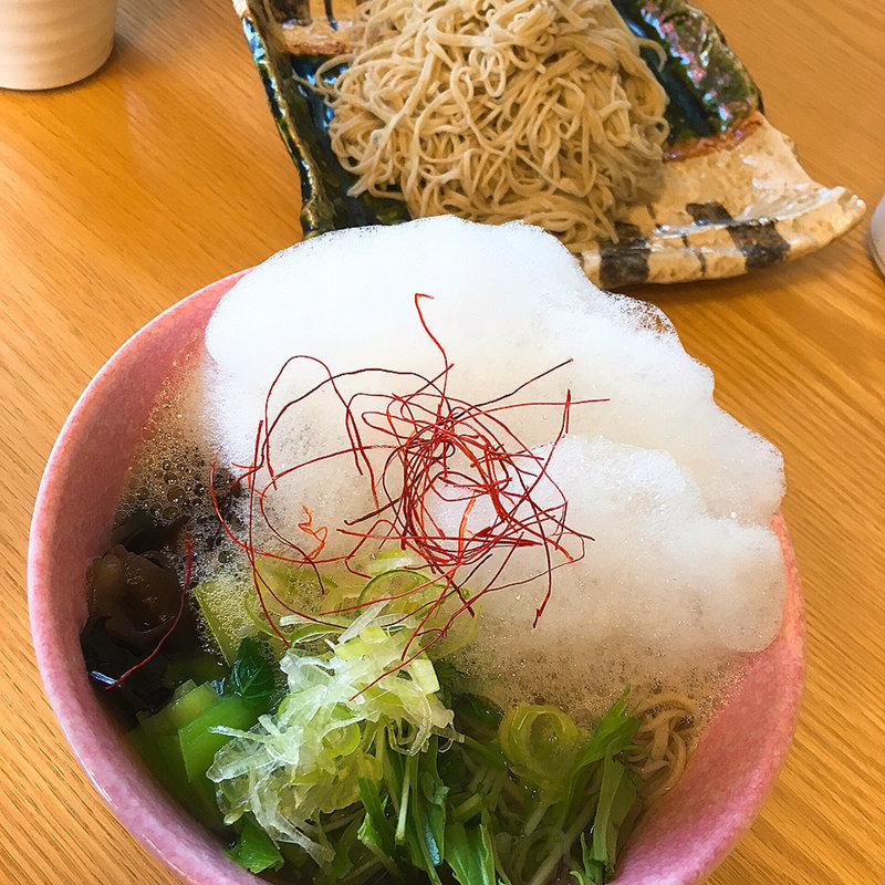 泡温蕎麦(十割蕎麦さ乃)