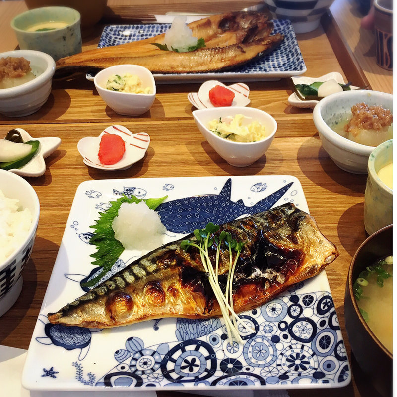 塩サバ定食(藤井時征食堂)