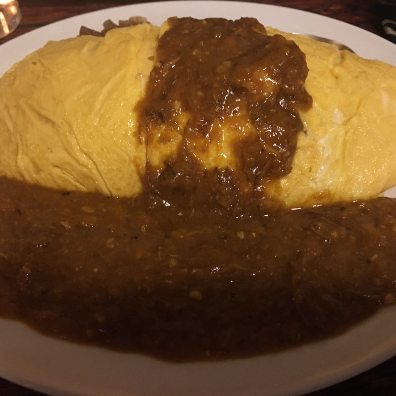 オムチャカレー(藤本食堂)