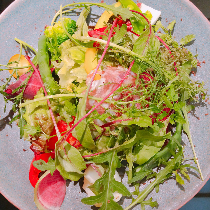 25種類の野菜とハーブのサラダ(サンタ・マリア・ノヴェッラ・ティサネリーア)