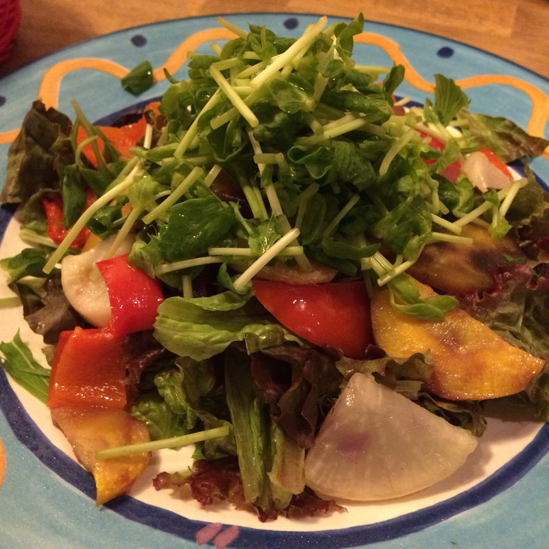 八ヶ岳直送 有機野菜の野菜盛り(パンとワイン 目黒FLAT)