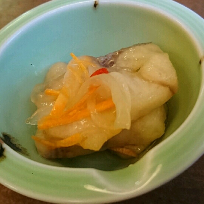 カンパチの南蛮漬け(一魚一栄)