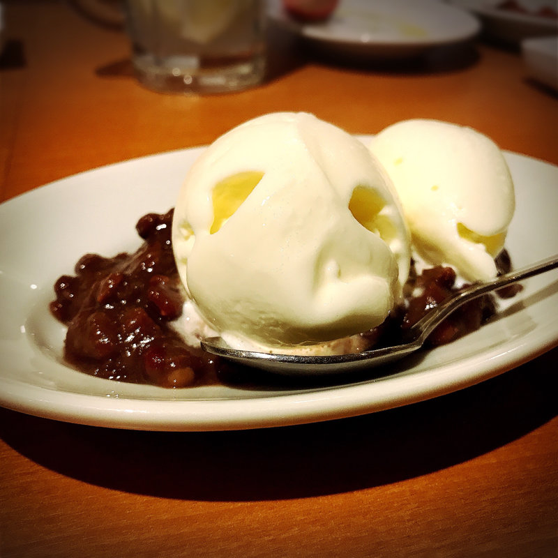 スガキヤ風クリームぜんざい(炭火焼まるは)