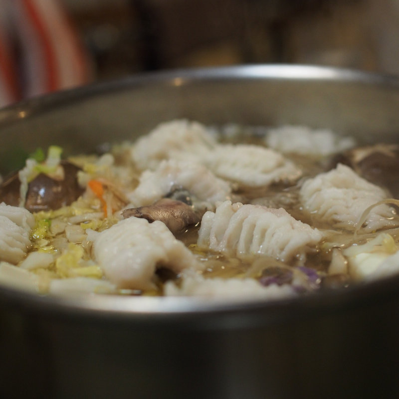 はも鍋(泳ぎいか・ふぐ・いわし・大阪懐石料理・遊食遊膳 笹庵 （ささあん）)