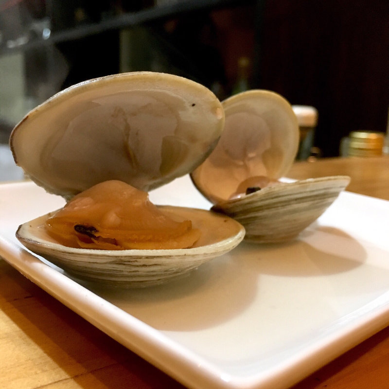 大ハマグリの酒蒸し(塩梅)