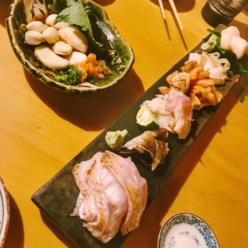 貝盛り合わせ(鮨 ひでぞう)