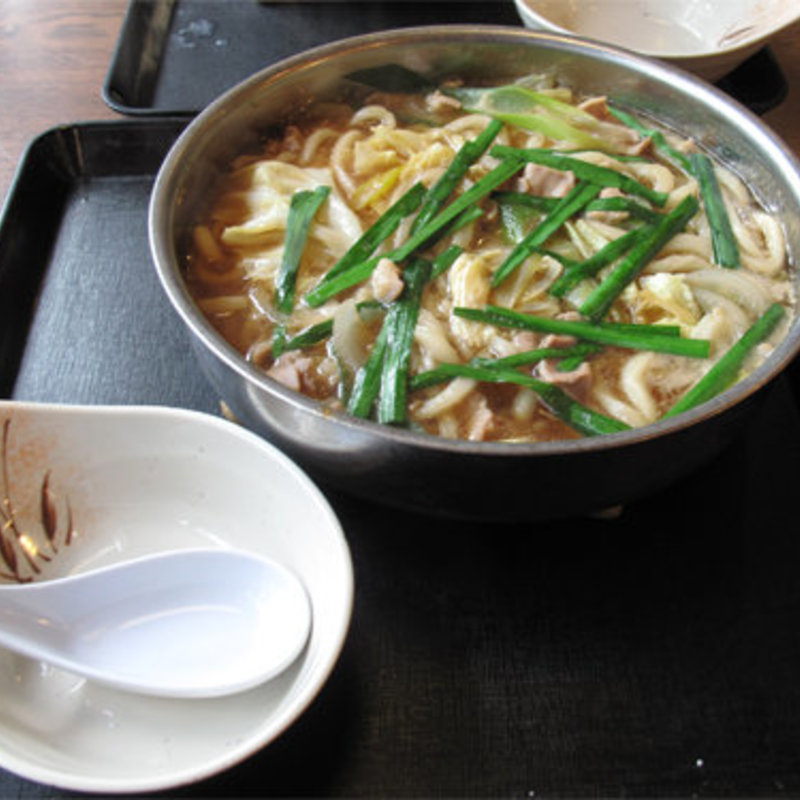もつうどん(こまどりうどん 田村店)