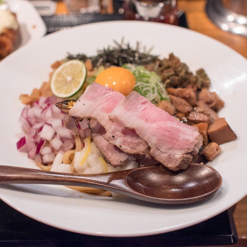 煮干まぜそば(甚八)