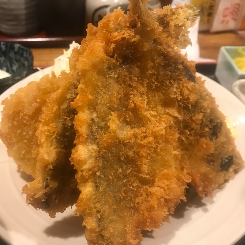 アジフライ定食(田町 二代目魚屋町)