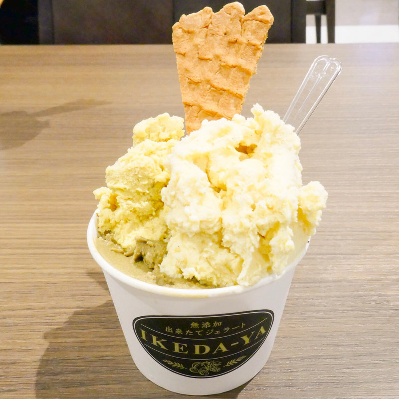 無添加・出来たてジェラート 2フレーバー(IKEDA-YA)