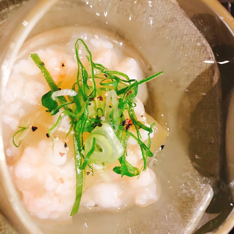 鶏挽肉と出汁ジュレのふろふき大根(柊草 本店 HIIRAGISO)