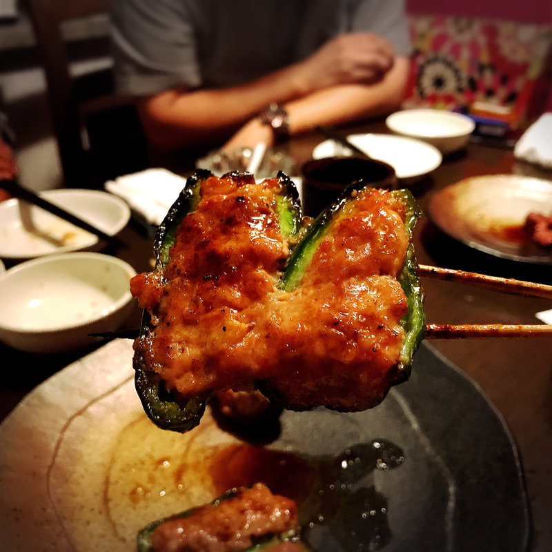 ピーマン肉詰め(とりまる 中目黒店 )