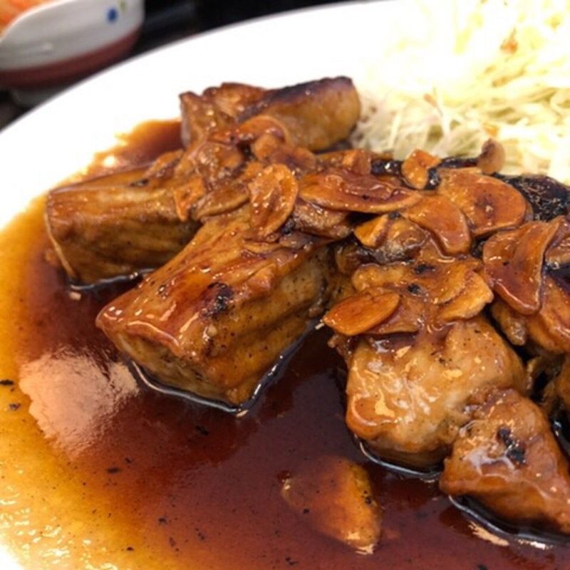 トンテキ定食(千駄ヶ谷厨房)