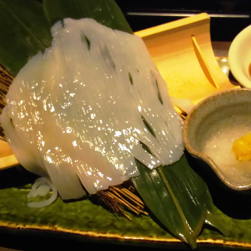 函館いかのお刺身(北の味紀行と地酒 北海道 川崎駅前店)