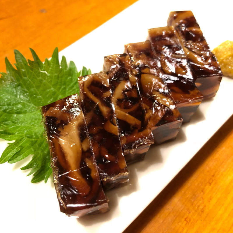 煮こごり(ぬる燗)