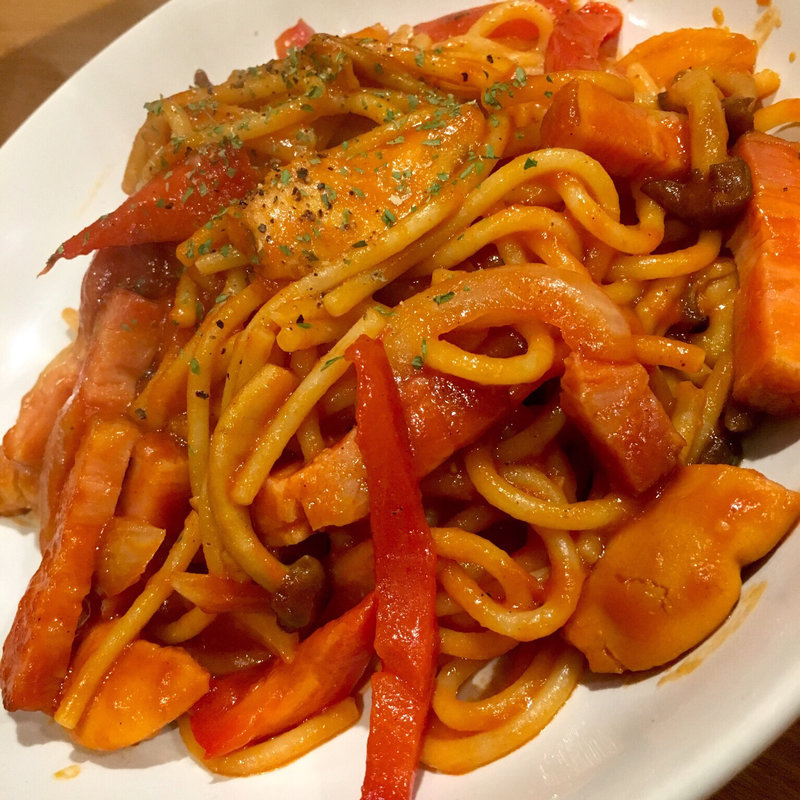 太麺ナポリタン(GRILL KING （グリルキング）)