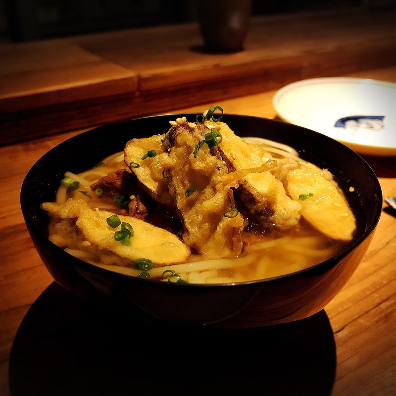 ごぼ天肉うどん(酒井商会)