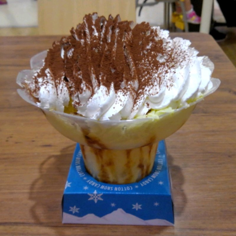 ティラミスかき氷(ミスタードーナツ 新宿靖国通りショップ)