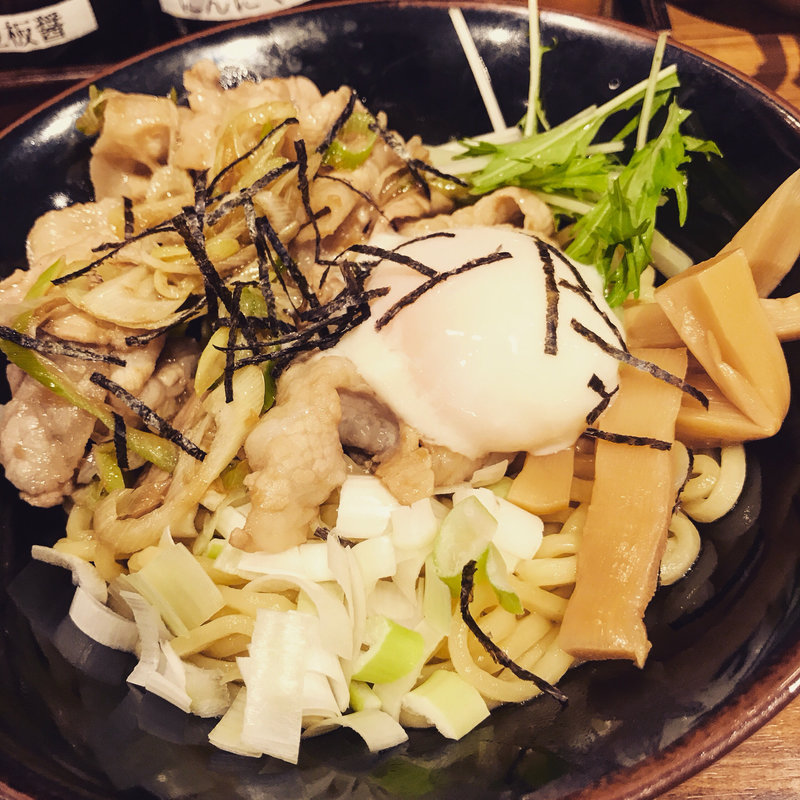 すた肉油そば(壱角家 綾瀬東口店)