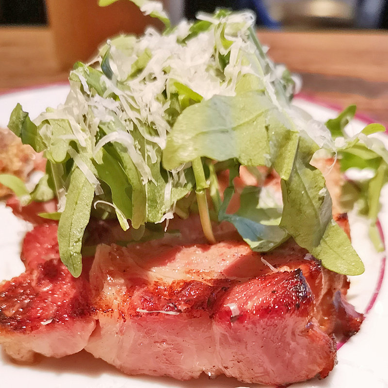 四元豚のハムステーキ～セルバチコとグラナパダーノ～(毛利 Salvatore Cuomo)