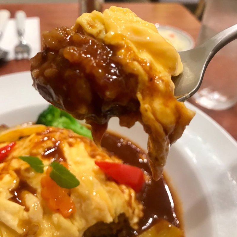 オムライス（ハヤシ味）(サンマルコカレーハウス)