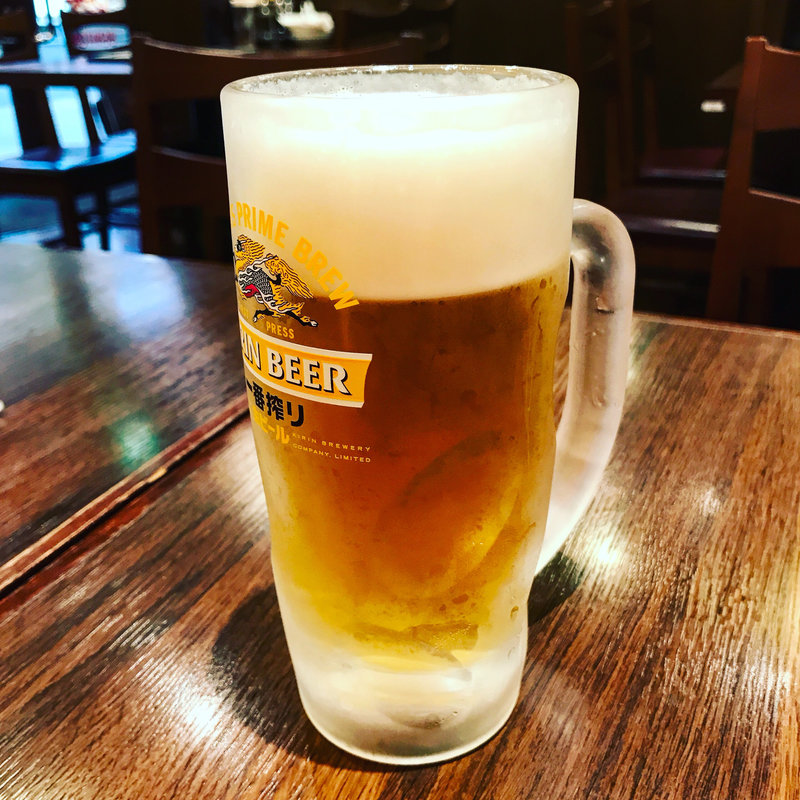 生ビール(紅虎餃子房 アリオ亀有店)
