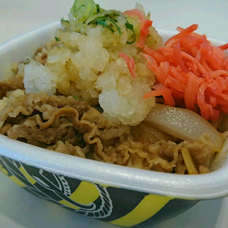 おろし牛丼(吉野家 コロワ甲子園店)