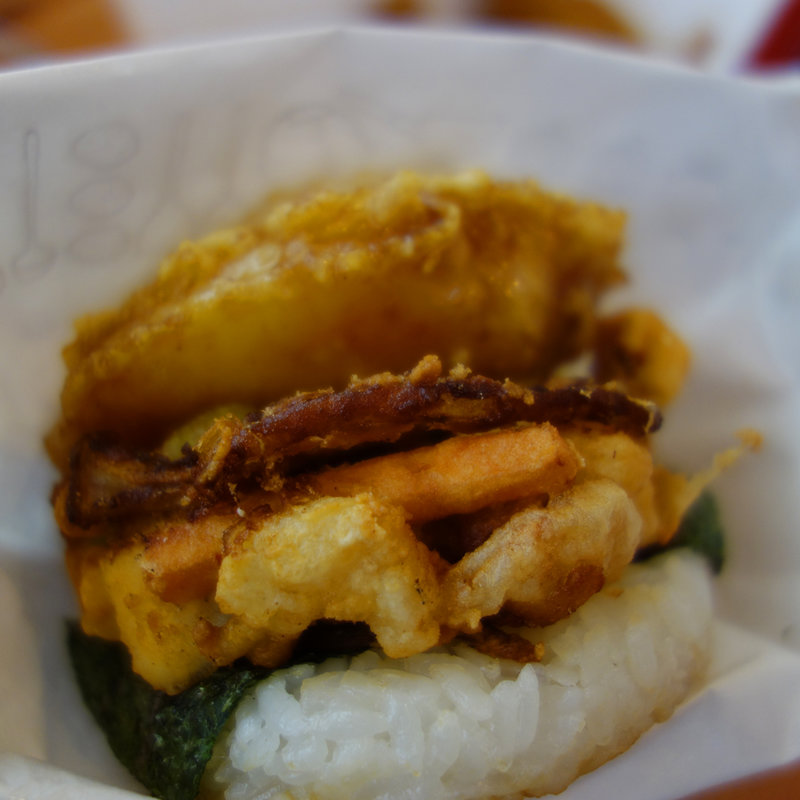 モスライスバーガーよくばり天 海老とかきあげ(モスバーガー ウエストコート姪浜店)