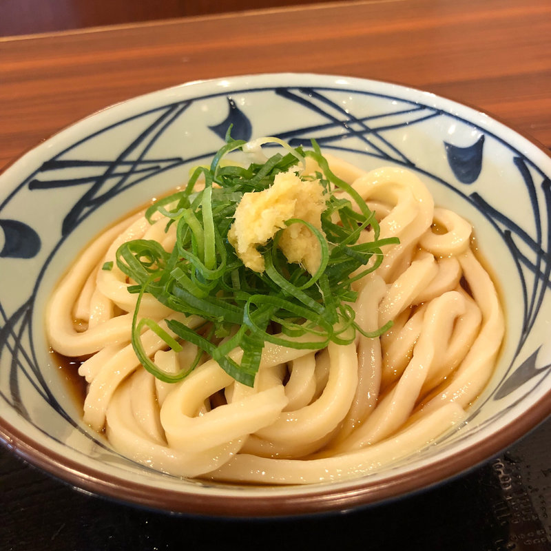 ぶっかけうどん 冷 並(丸亀製麺泉佐野)