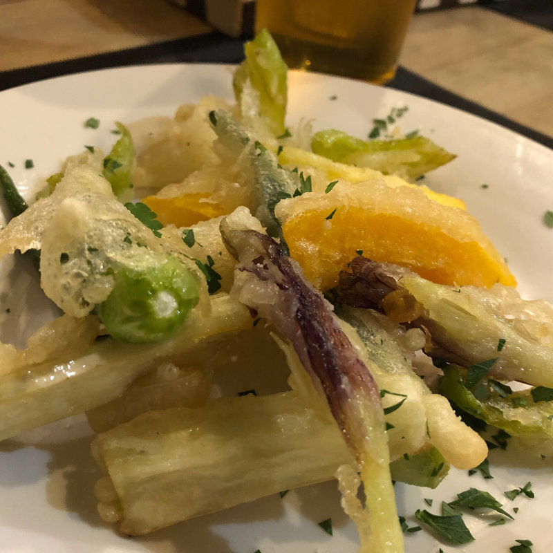 夏野菜のフリット(洋風居酒屋ヤツハシ)