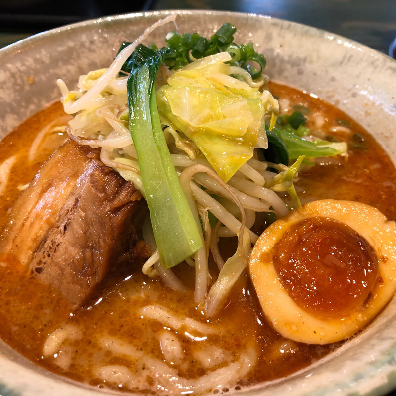 辛味噌野菜そば(金月そば 恩名店 )